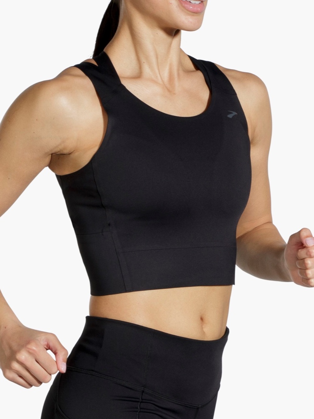 Brooks Run Within Black Athletic Tank Top